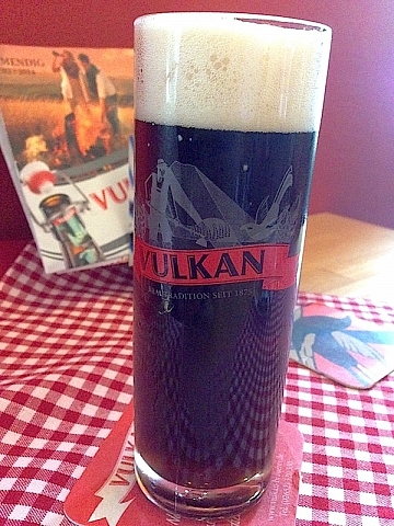 Das Dunkle aus der Vulkan-Brauerei.